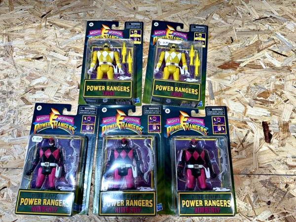 Hasbro Mighty Morphin Power Rangers Retro-Morphin Actionfiguren 5 Stück