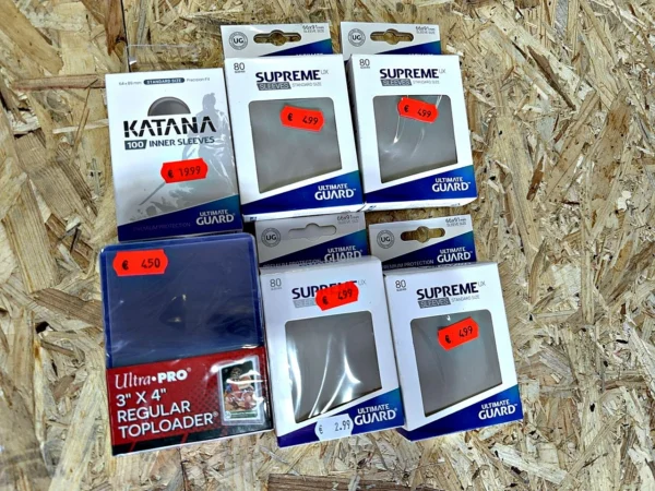 Ultimate Guard & Ultra Pro Kartenhüllen und Toploader 6 Stück