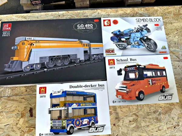 Klemmbaustein-Sets Fahrzeuge 4 Stück