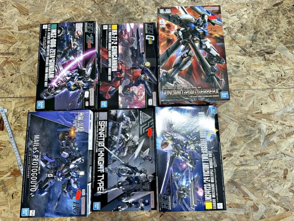 Bandai Gunpla HG, RE/100 und 30 Minutes Missions Bausätze 6 Stück