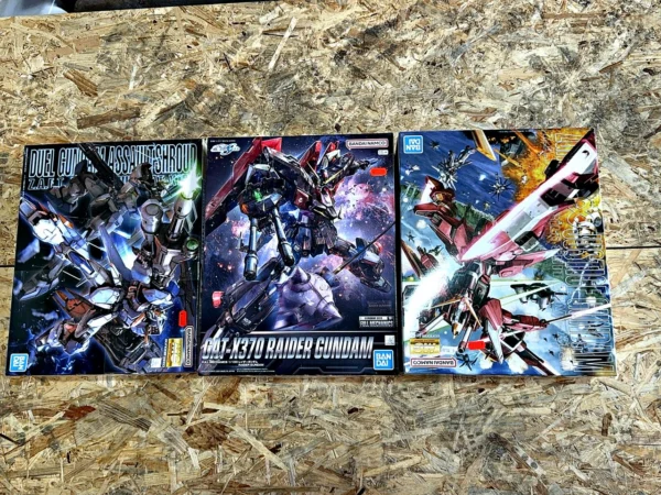 Bandai Gundam SEED MG & Full Mechanics 1/100 Bausätze 3 Stück