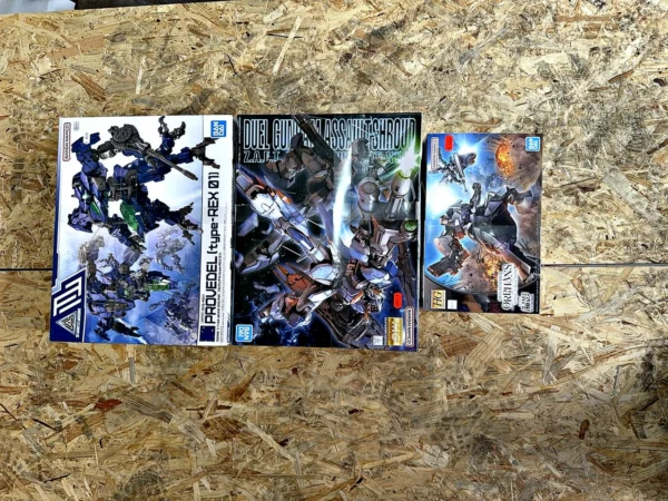 Bandai Gundam & 30 Minutes Missions Bausätze 3 Stück