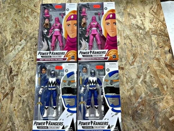 Hasbro Power Rangers Lightning Collection Actionfiguren 4 Stück