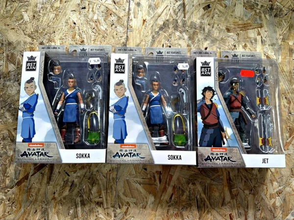 The Loyal Subjects BST AXN Avatar The Last Airbender Sokka & Jet Actionfiguren 3 Stück