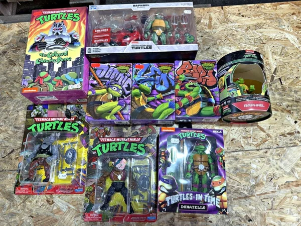 Konvolut Teenage Mutant Ninja Turtles Actionfiguren 9 Stück