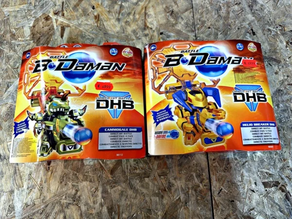 Hasbro Battle B-Daman DHB Helio Breaker & Cammogale Actionfiguren 2 Stück