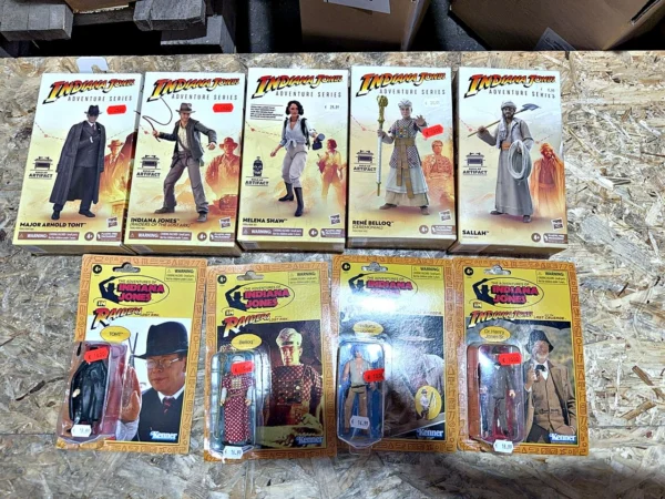 Hasbro Indiana Jones Adventure Series & Kenner Actionfiguren 9 Stück