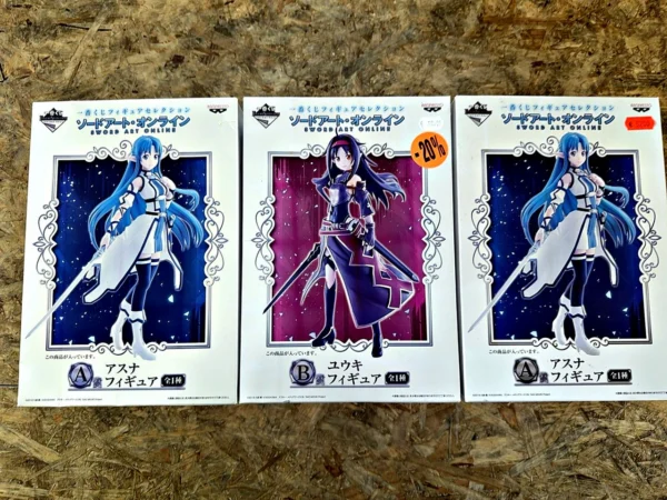 Banpresto Ichiban Kuji Figure Selection Sword Art Online Sammelfiguren 3 Stück