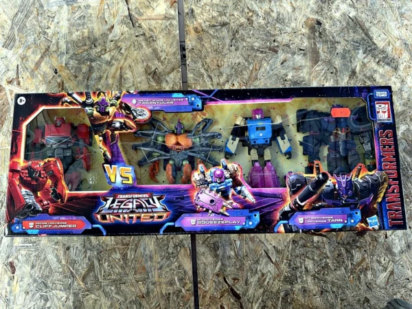 Hasbro Transformers Legacy United Cliffjumper vs Tarantulas, Squeezeplay & Tarn Actionfiguren-Set