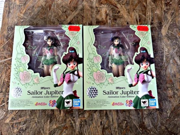 Bandai S.H.Figuarts Sailor Moon Sailor Jupiter -Animation Color Edition- Actionfiguren 2 Stück